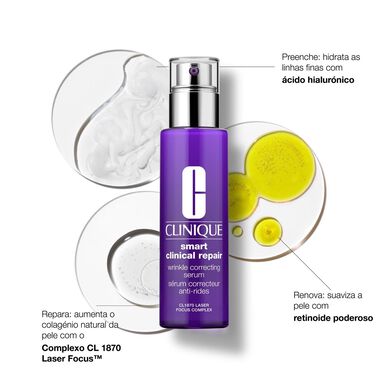 Clinique Smart Clinical Repair Wrinkle Correcting Serum - Ikääntymistä ehkäisevä, kiinteyttävä ja hehkuttava seerumi