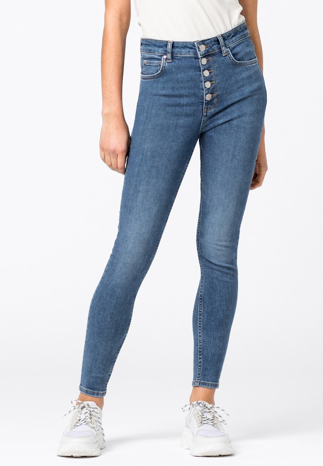 HALLHUBER Skinny Fit Jeans - blauwe denim