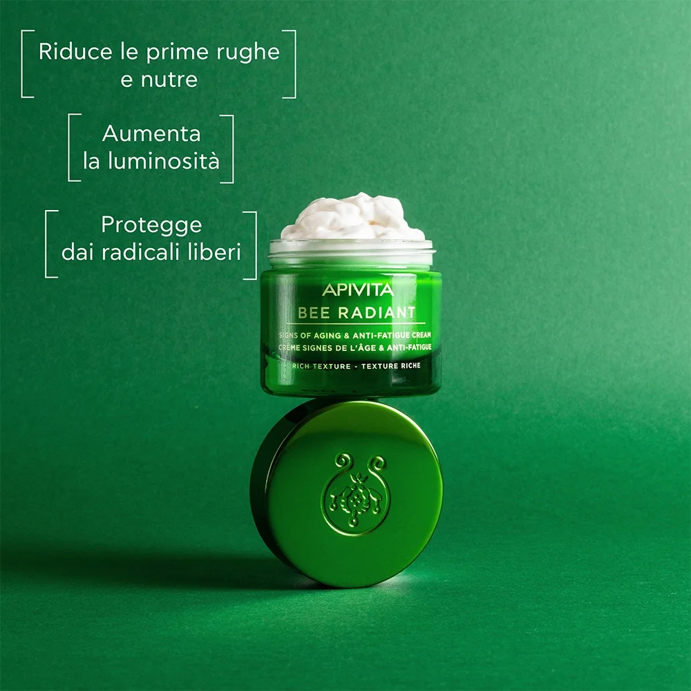 APIVITA Apivita Bee Radiant Peony Rich 50 ml tegen vermoeidheid