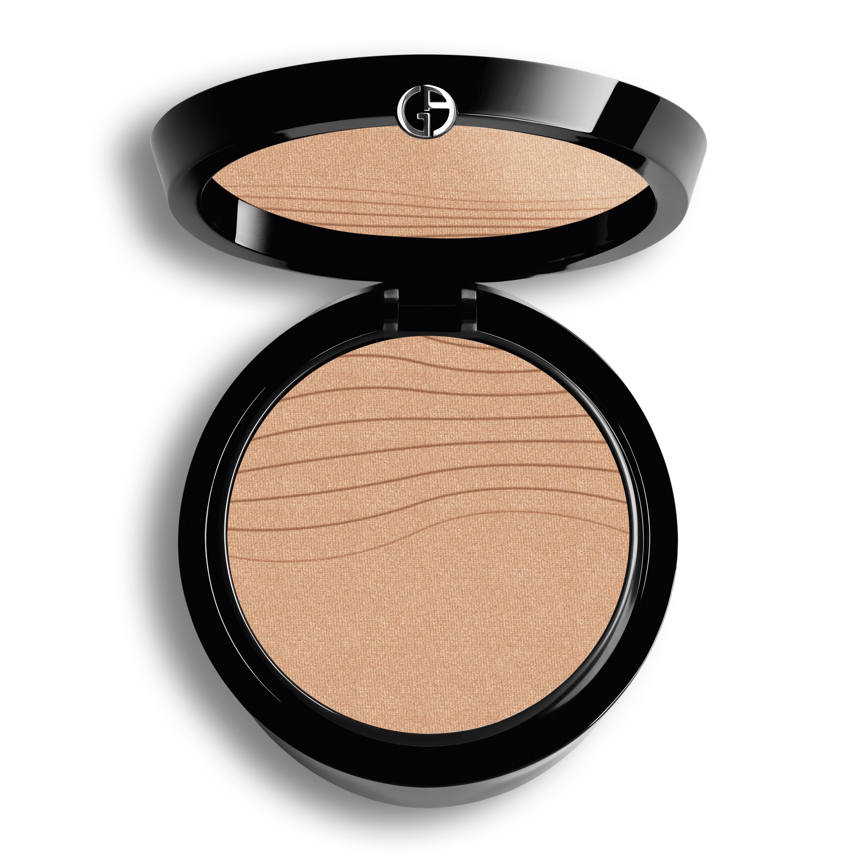 Luminous Silk Glow Fusion pūdera fiksējošais pūderis Grezns kompaktais un birstošais pūderis