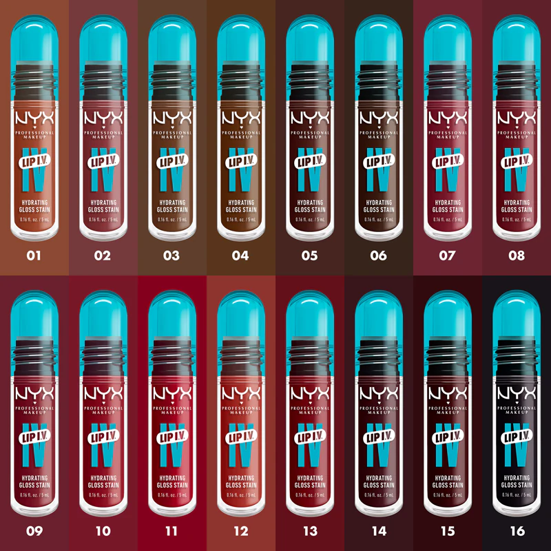 NYX Professional Makeup Lip IV gloss labial hidratante de longa duração