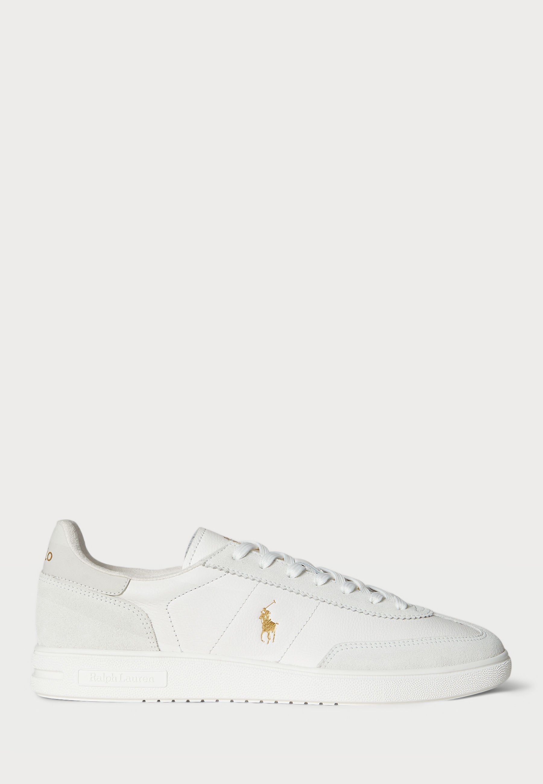 Polo Ralph Lauren BEDFORD LEATHER-SUEDE SNEAKER UNISEX - Sneakers - bianco/deckash white