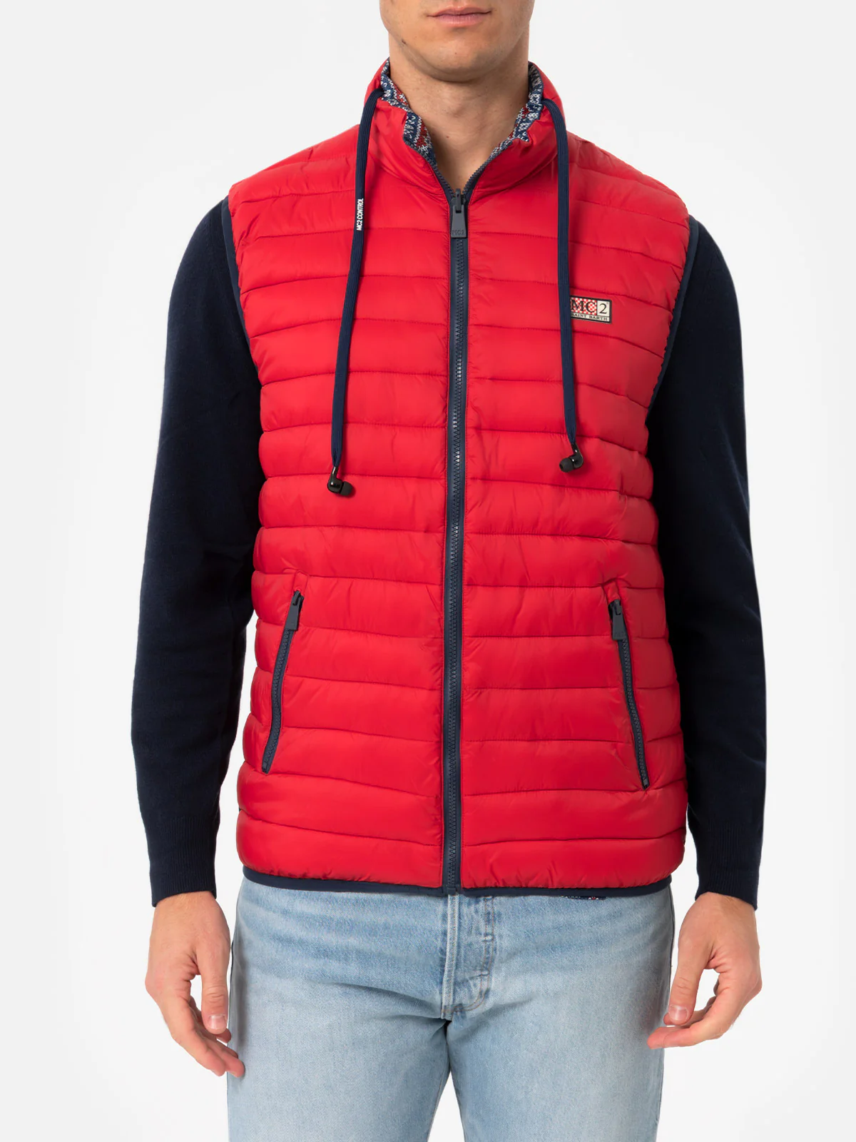Chaleco acolchado rojo para hombre de Aspen