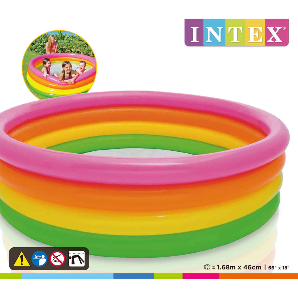 Piscine gonflable Intex 168 x 46 cm