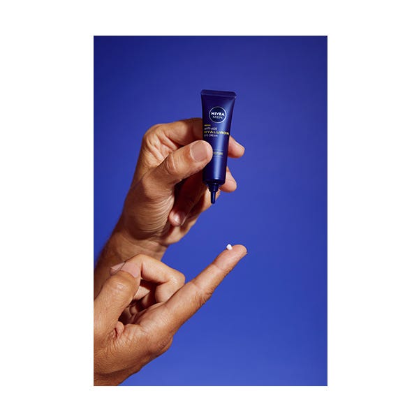 Oční krém s hyaluronovou kyselinou proti stárnutí pro muže | 15 ml