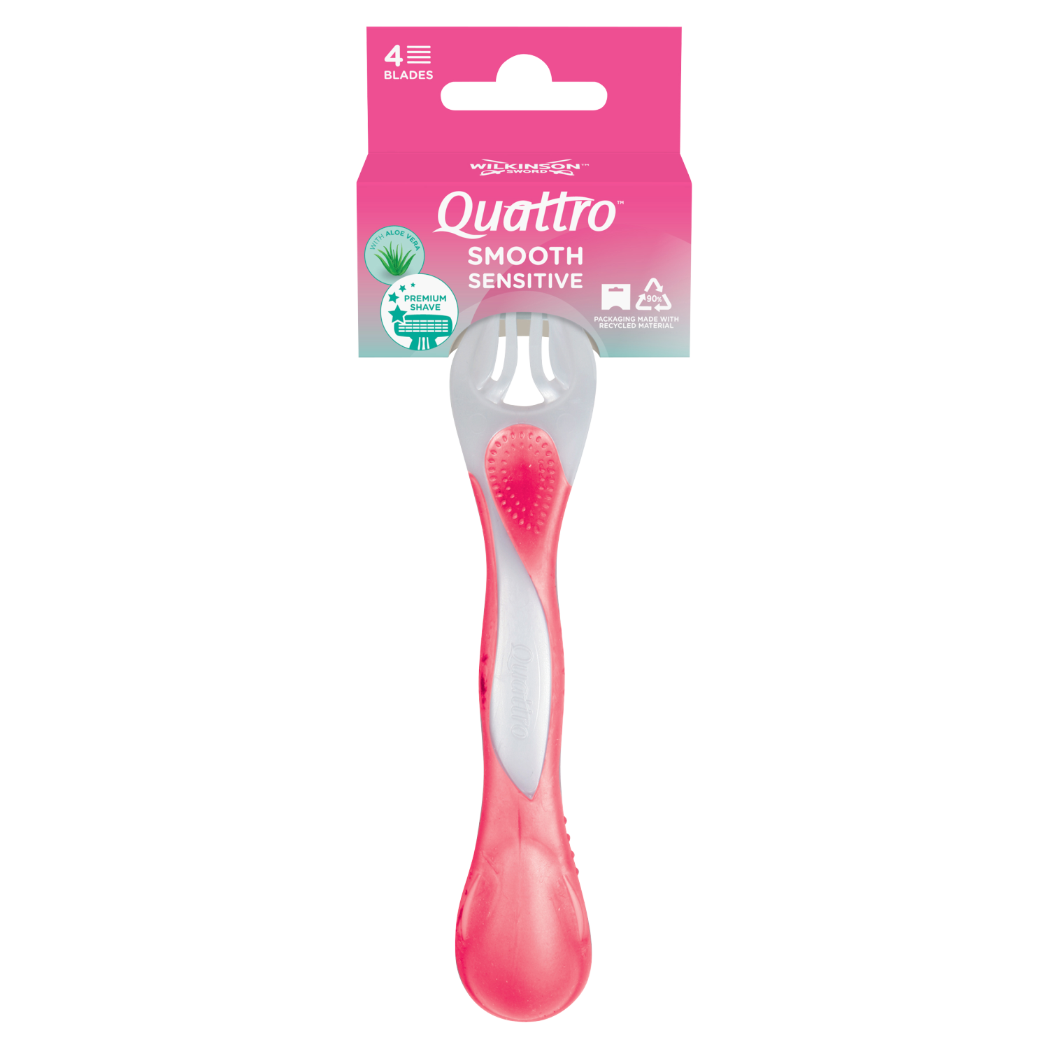 Wilkinson Sword rakhyvel för kvinnor, 1 st Quattro
