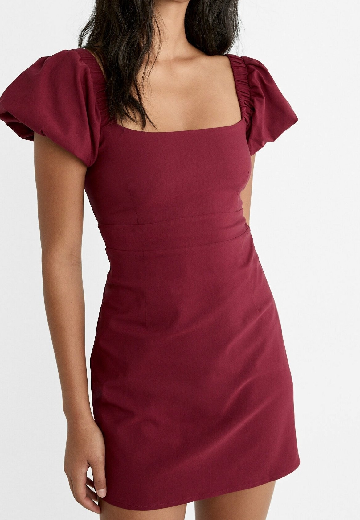 Stradivarius Shift jurk - bordeaux
