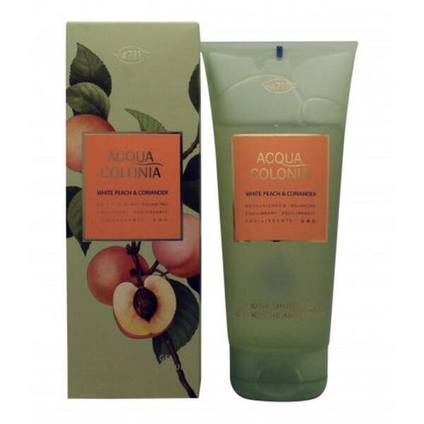 4711 Acqua Colonia Gel de duș cu piersică albă și coriandru 200 ml