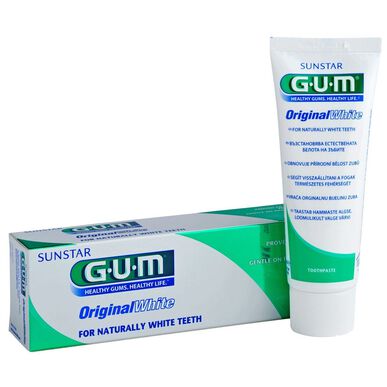 Pasta de dientes blanca Gum Original 75 ml