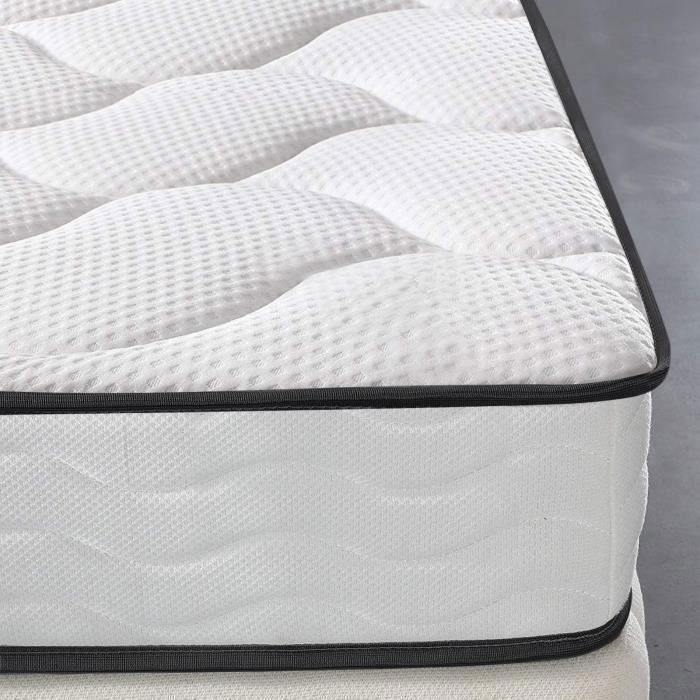 Juego de 2 colchones de 90x200 cm - Colchón de espuma viscoelástica Frixovel - Colchón ergonómico de lujo - 15 cm de grosor
