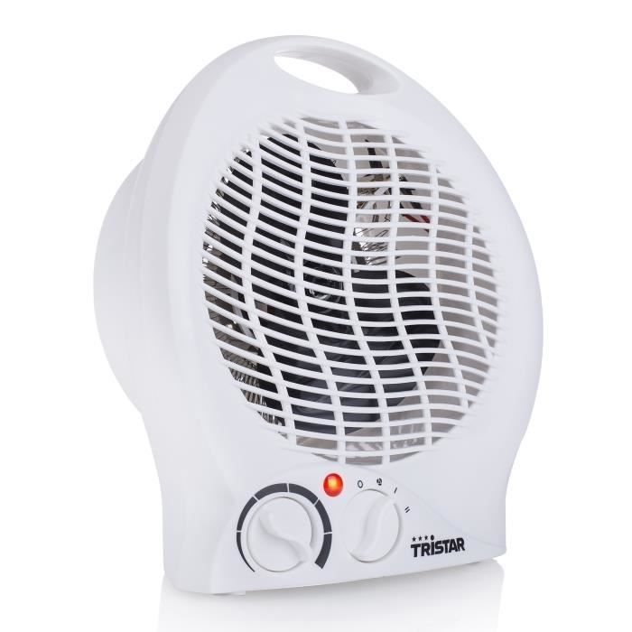 Aquecedor elétrico com ventilador Tristar KA-5039 branco de 2000 W
