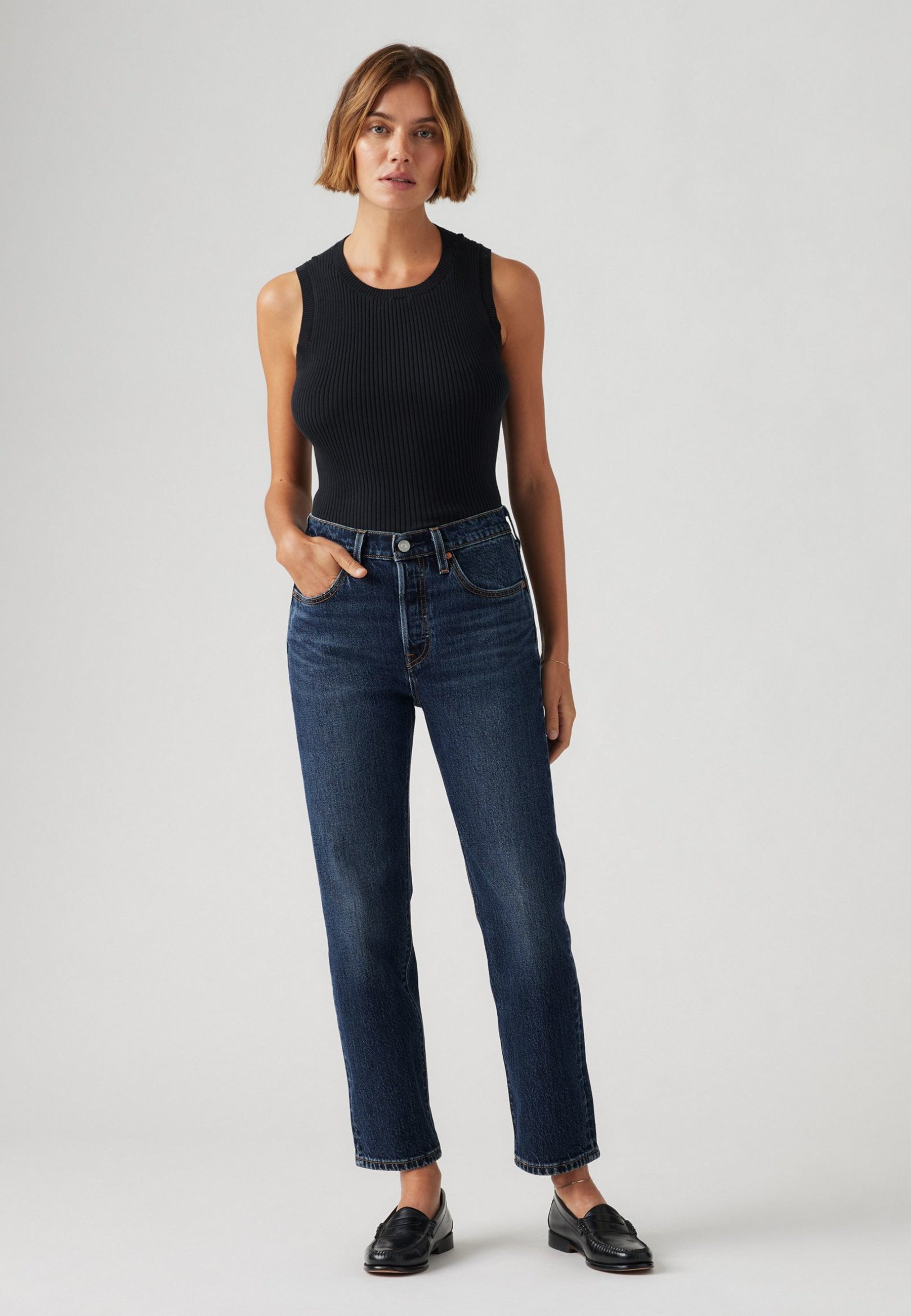 Levi's® 501® CROP - Jeans à jambes droites - Postulez maintenant