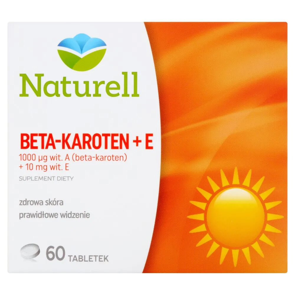Naturell Beta-Karoten + Wit. E, Tabletki