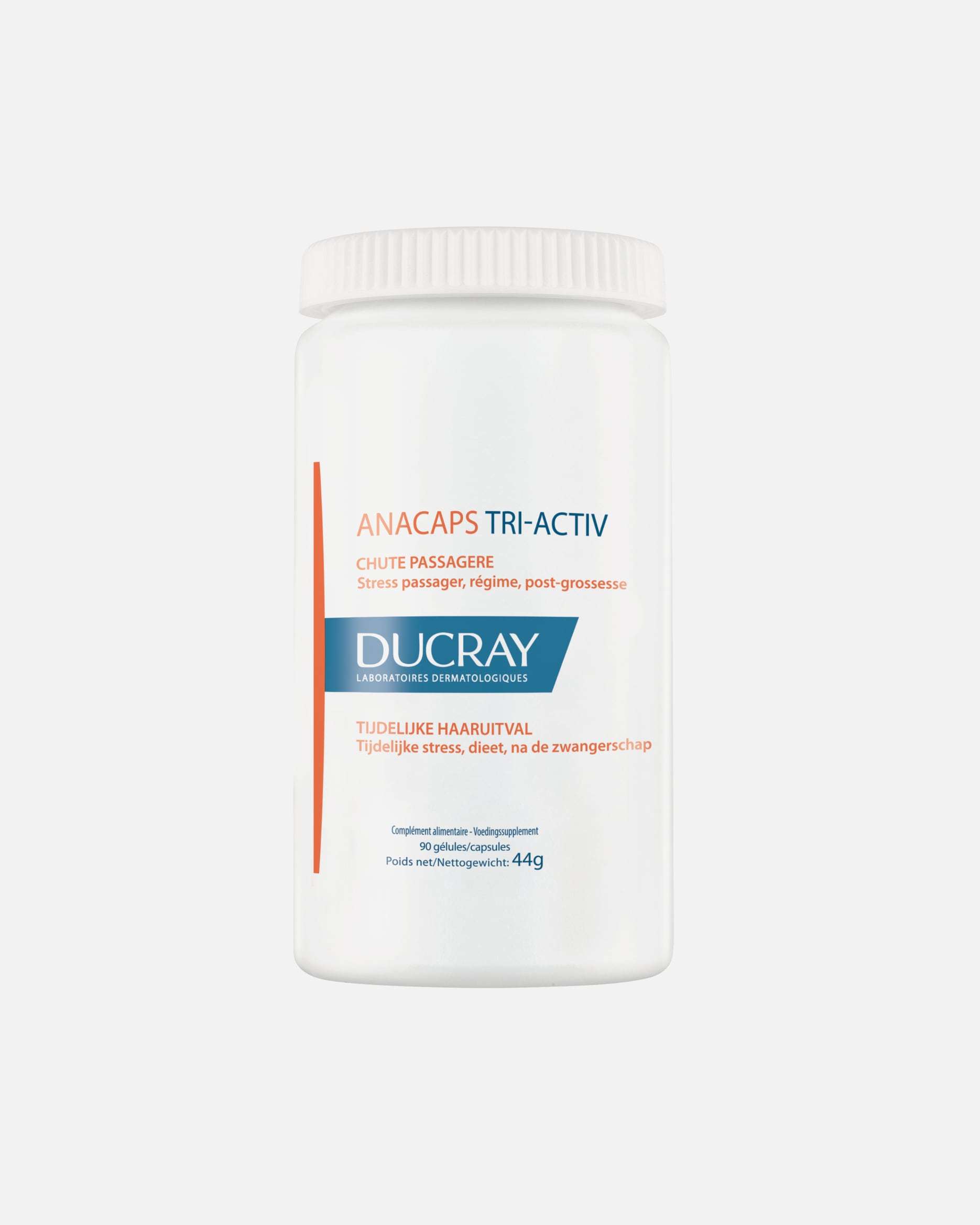 Ducray Anacaps Tri-Activ prehransko dopolnilo za začasno izpadanje las – 44 g