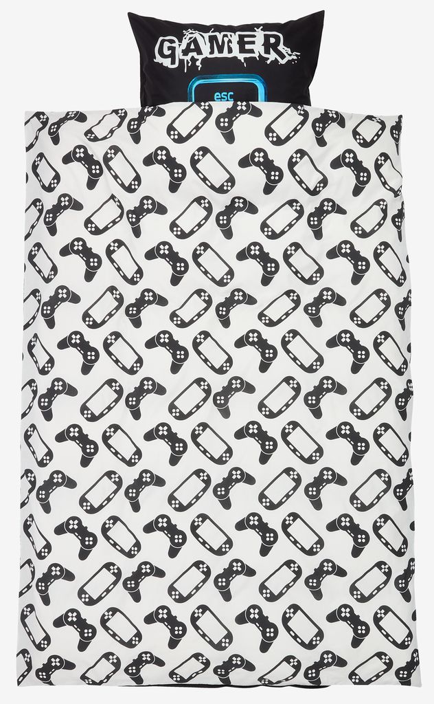 GAMING plus GAMING posteljina 140x200 crna
