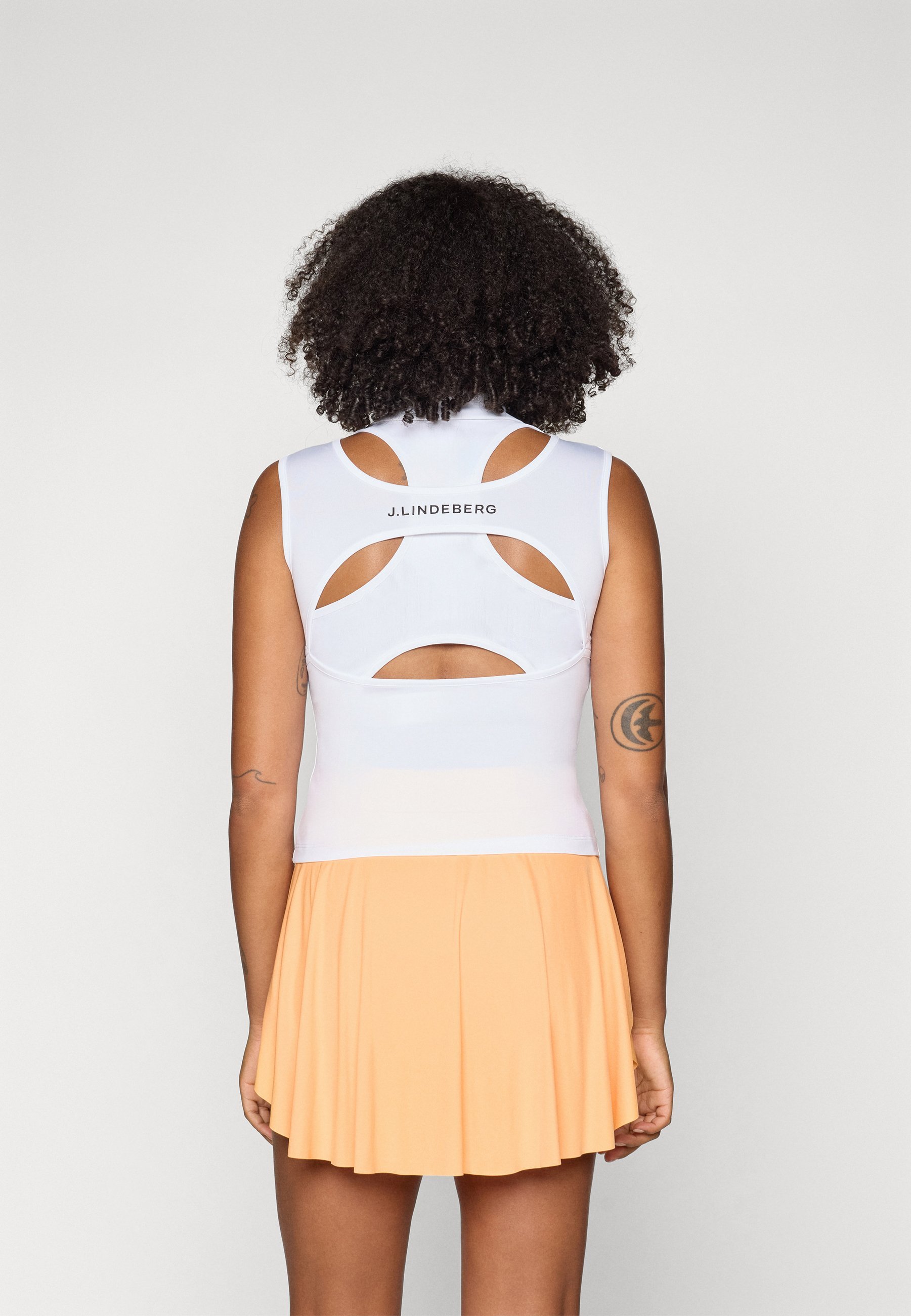 J.LINDEBERG Sports LINDY TOP - Poloskjorte - hvit
