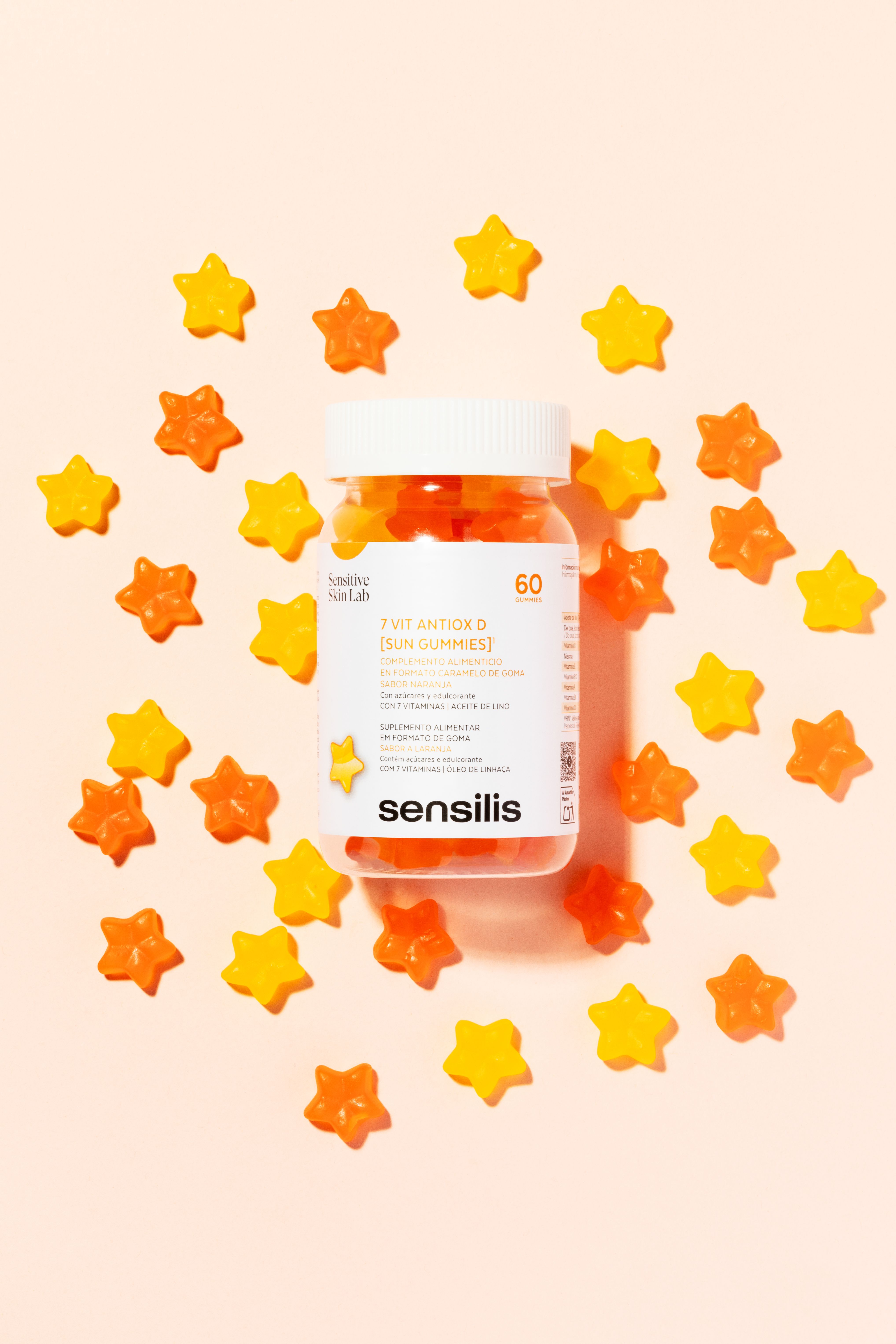Gumijasti bonboni Sun 7 vitaminov Antioksidant D Vitamini in minerali