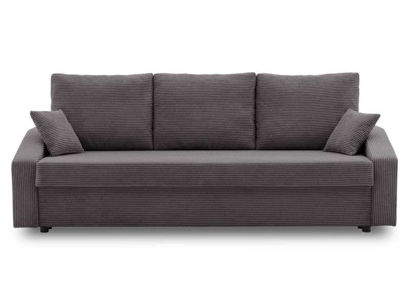 Sofa | Kanapa rozkładana z funkcją spania, SZARA DORMA