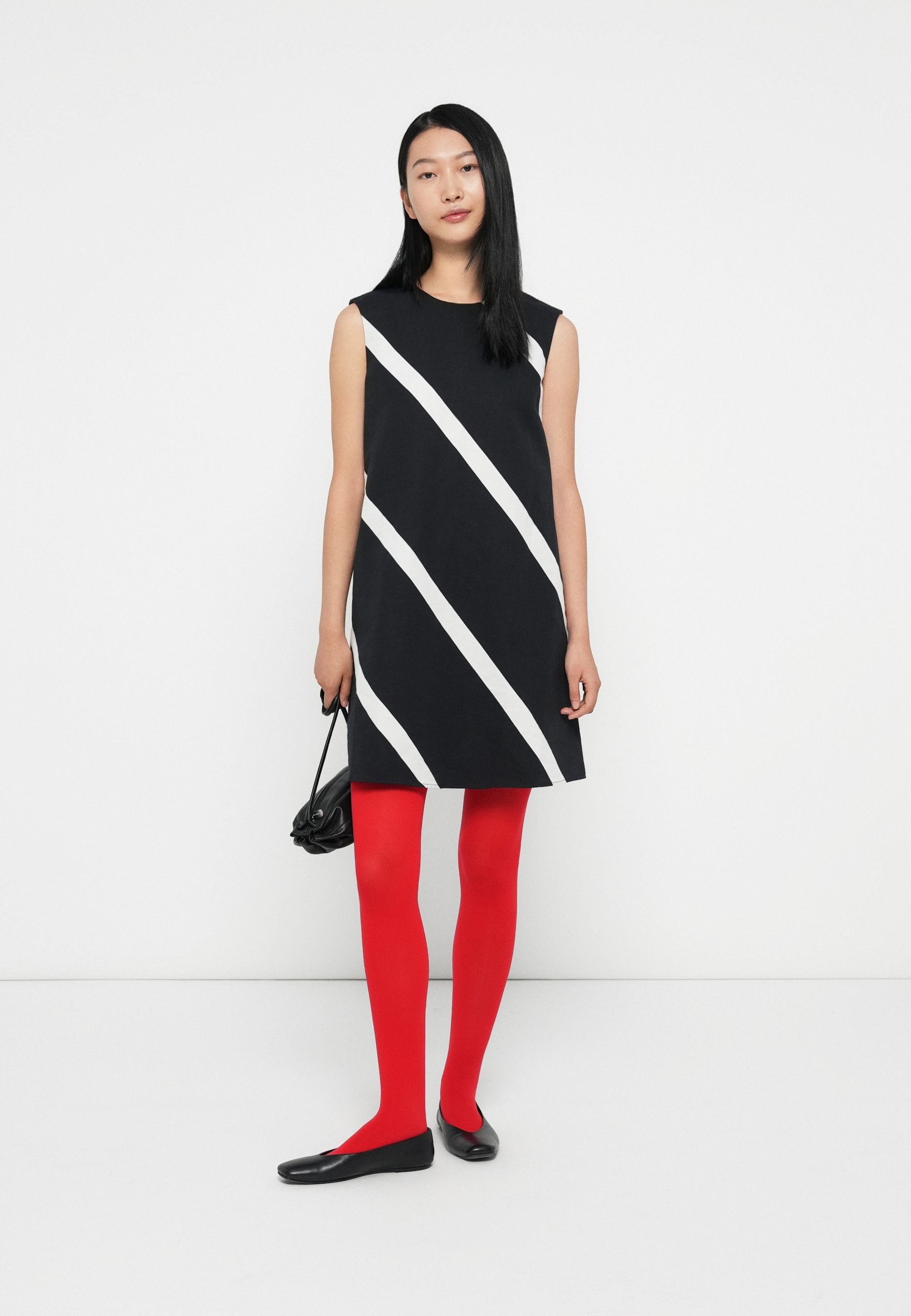 Marimekko SOPIVA BASSO - Cocktailjurk / Feestjurk - zwart/gebroken wit