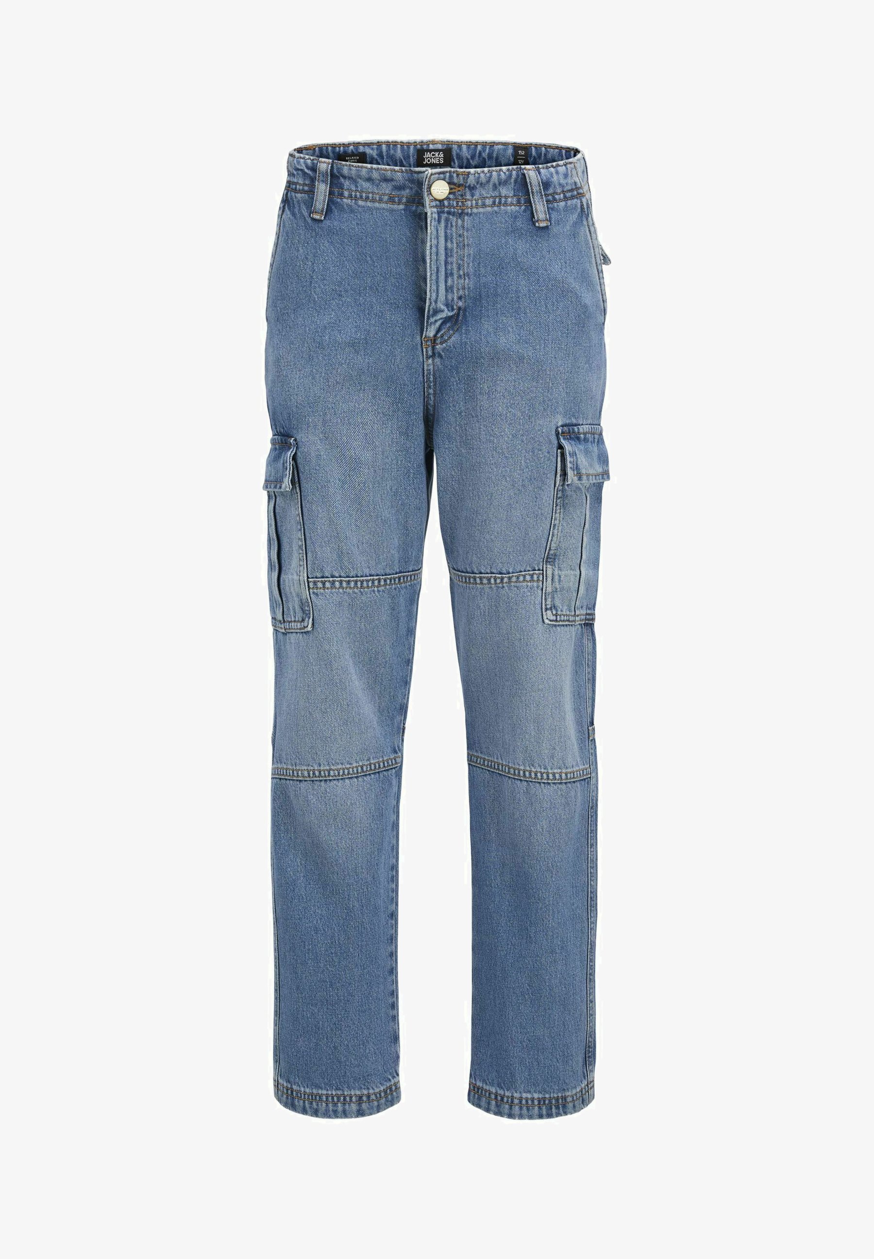 Jean Jack & Jones Junior JUNIOR CHRIS WADE - Coupe décontractée - denim bleu