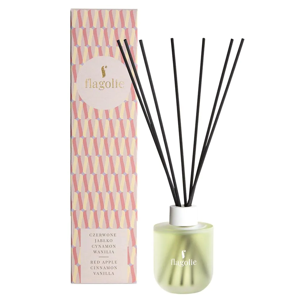 Flagolie Hygge Cynamon Wanilia - Perfumy do domu czerwone jabłko 100 ml
