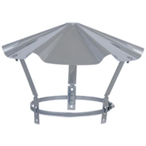 Sombrero chino Isotip-joncoux de acero inoxidable n A1 de 80 a 125 mm ref 037101