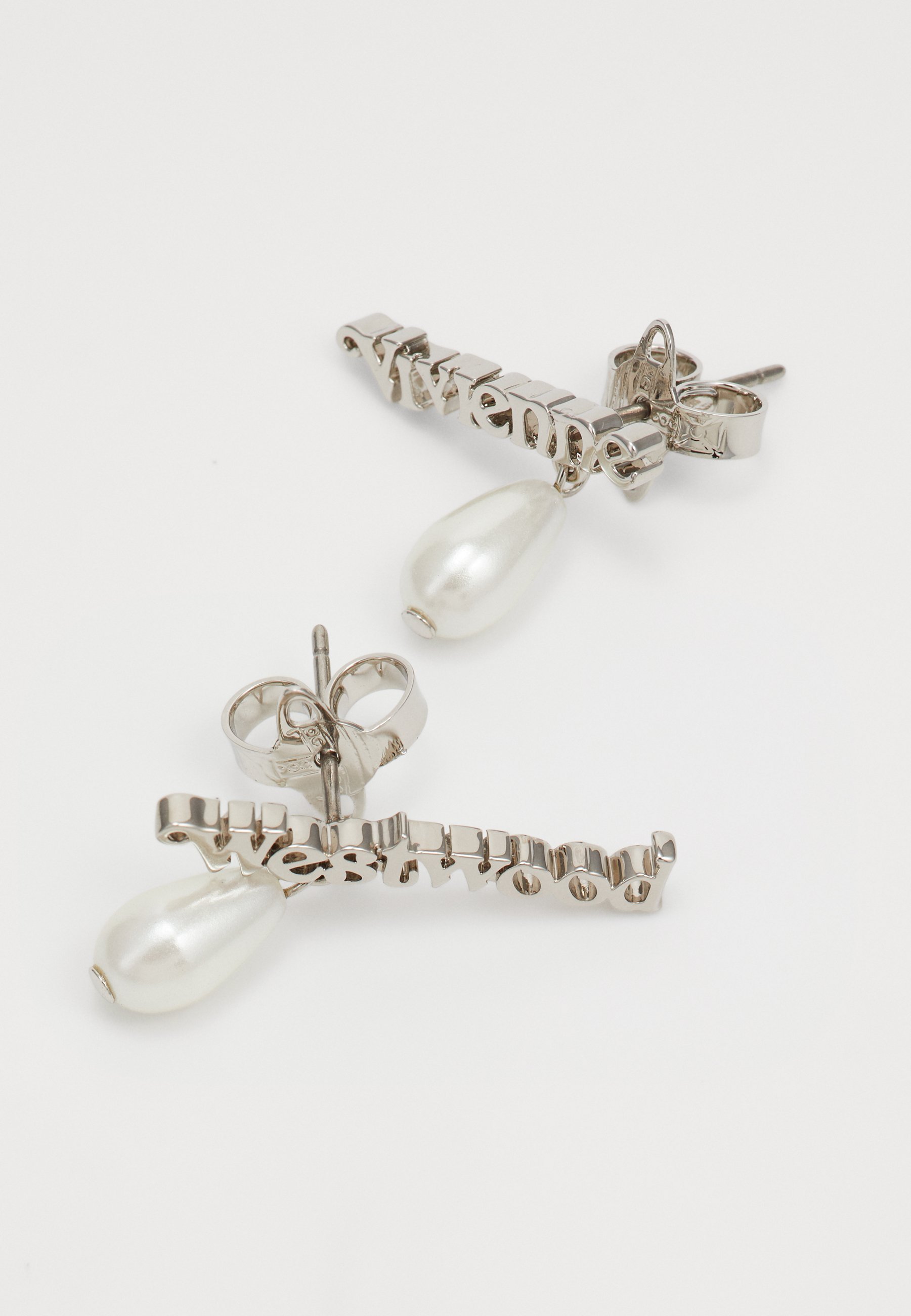 Vivienne Westwood AMELIA EARRINGS - Náušnice - silver-coloured/cream