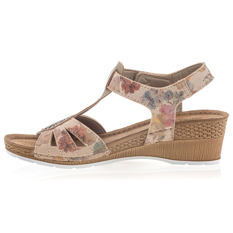 Sandalias marrones para mujer / Zapatos de punta abierta