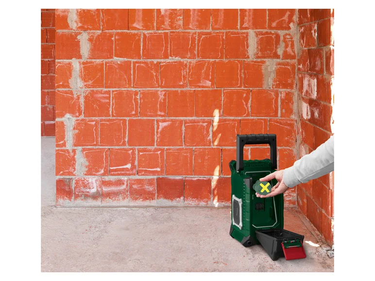 Rádio sem fio para canteiro de obras PARKSIDE® PBRA 20-Li B2, 20 V