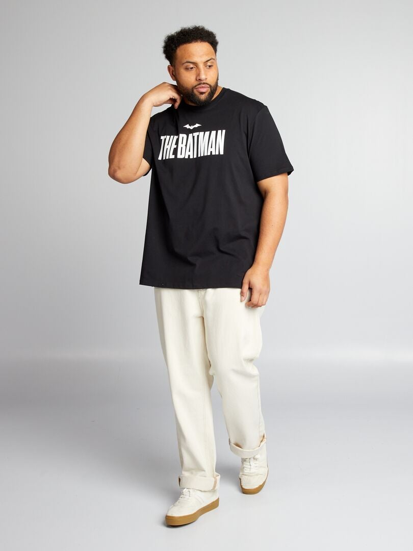 'The Batman' T-shirt met ronde hals - zwart