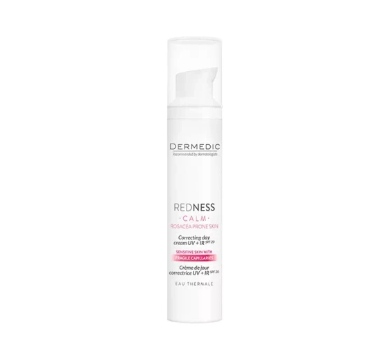 Dermedic Redness Calm korygujący krem na dzień z kompleksem filtrów SPF20 UV IR 40 ml