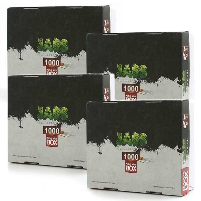 Lot of 4 boxes of 1000 cheap JASS cigarette tubes