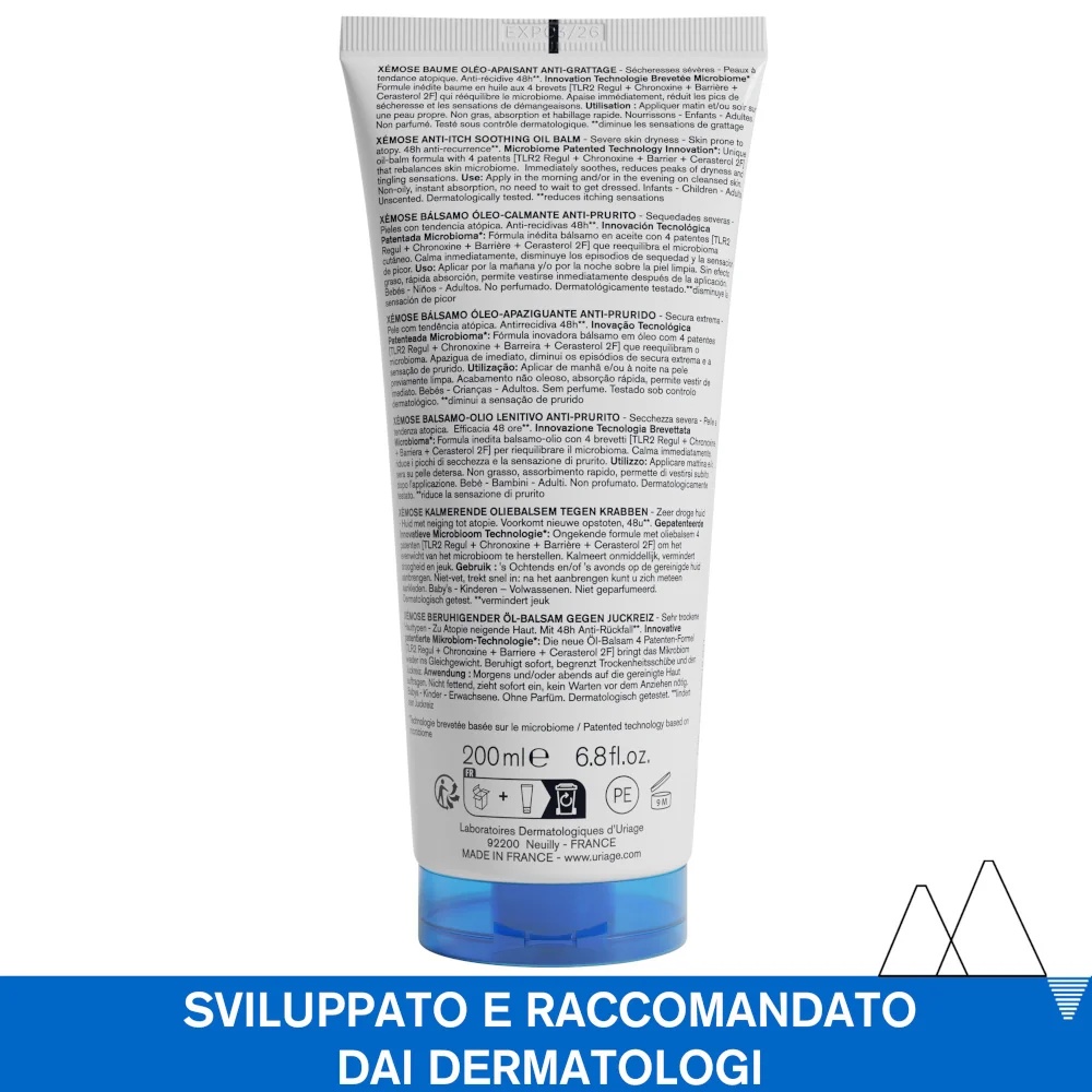 URIAGE Uriage Xèmose Verzachtende Anti-jeuk Oliebalsem 200 ml Zeer droge huid