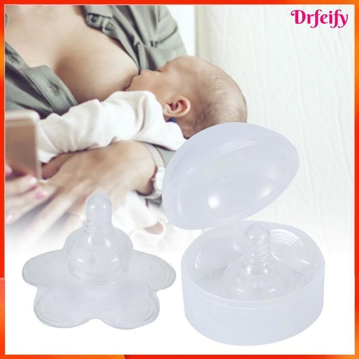 Akozon Cache-mamelon d'allaitement Cache-téton en Silicone, protège-mamelon, housse de protection pour la luminaire linge