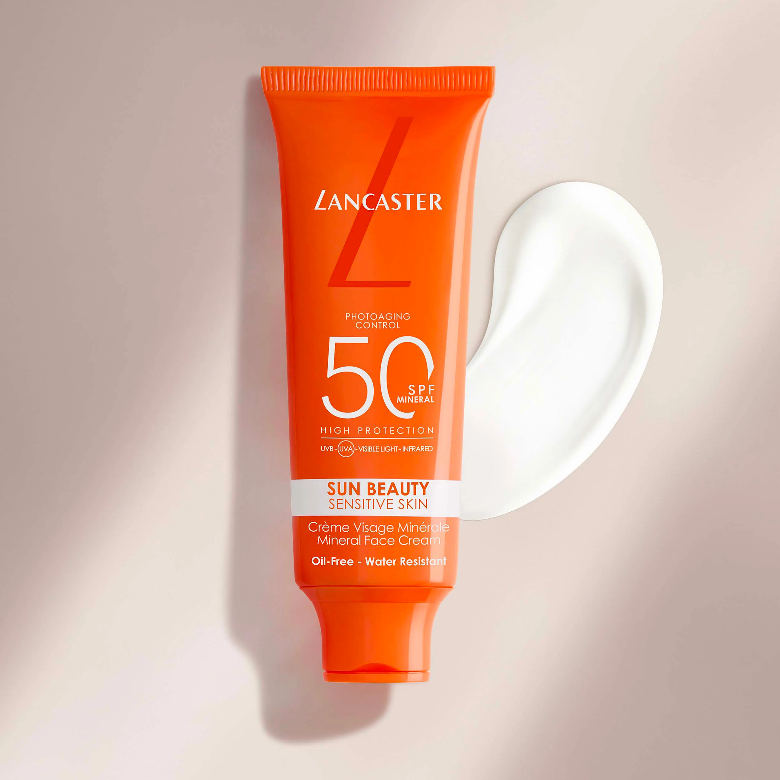 Sensitive skin Mineral Face Cream SPF 50 - Solare viso alta prot.