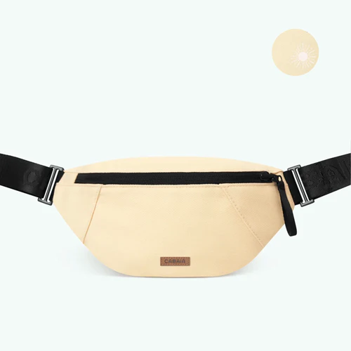 Cabaia Kleine gelbe Ibiza-Bauchtasche