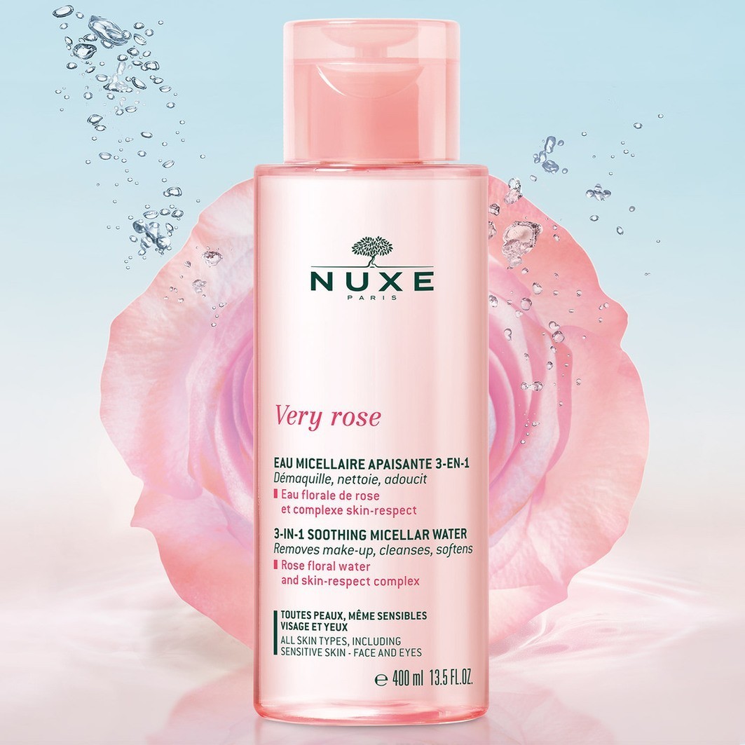 NUXE micelārais ūdens Very Rose 3-in-1 Shooting micelārais ūdens - 400 ml