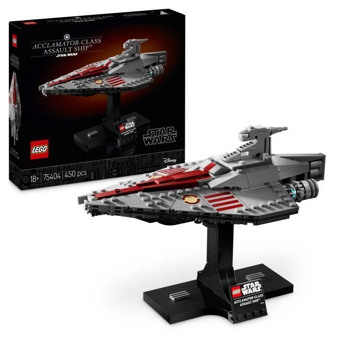 LEGO Star Wars 75404 Trasporto d'assalto di classe Acclamator - Kit modello per adulti