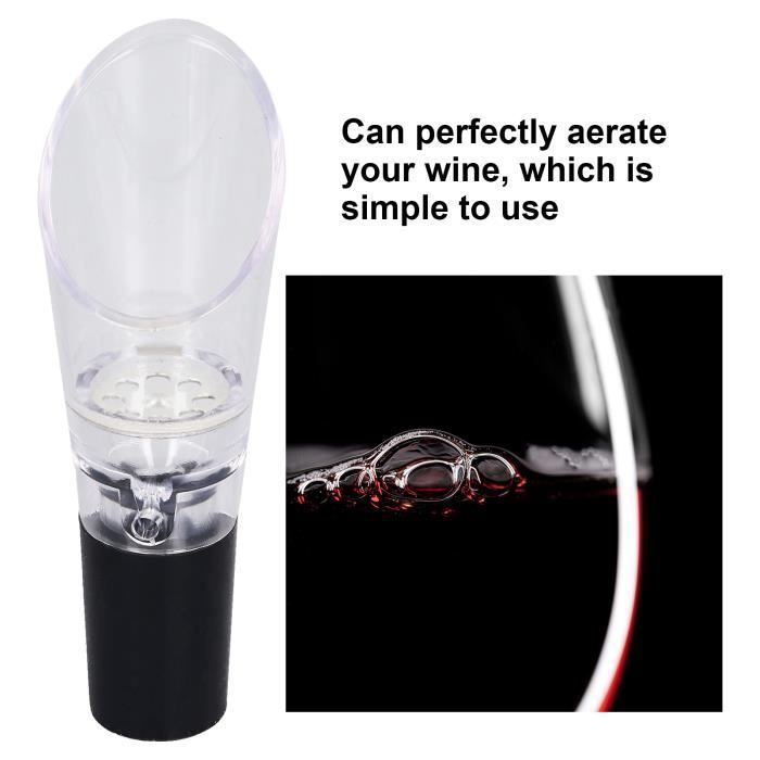 Wine aerator - QIILU - 4 pieces - Eco-friendly - PC material - Easy to use