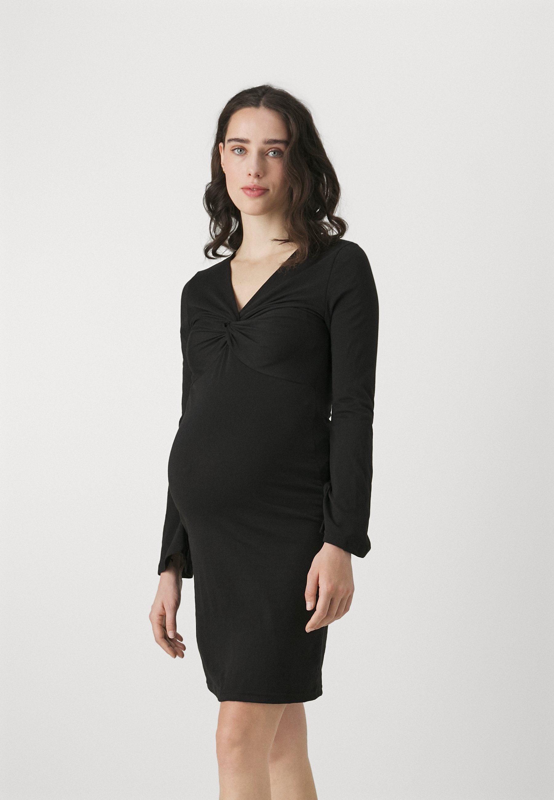 Robe courte à manches évasées Vero Moda Maternity VMMISA - Robe droite - Noire