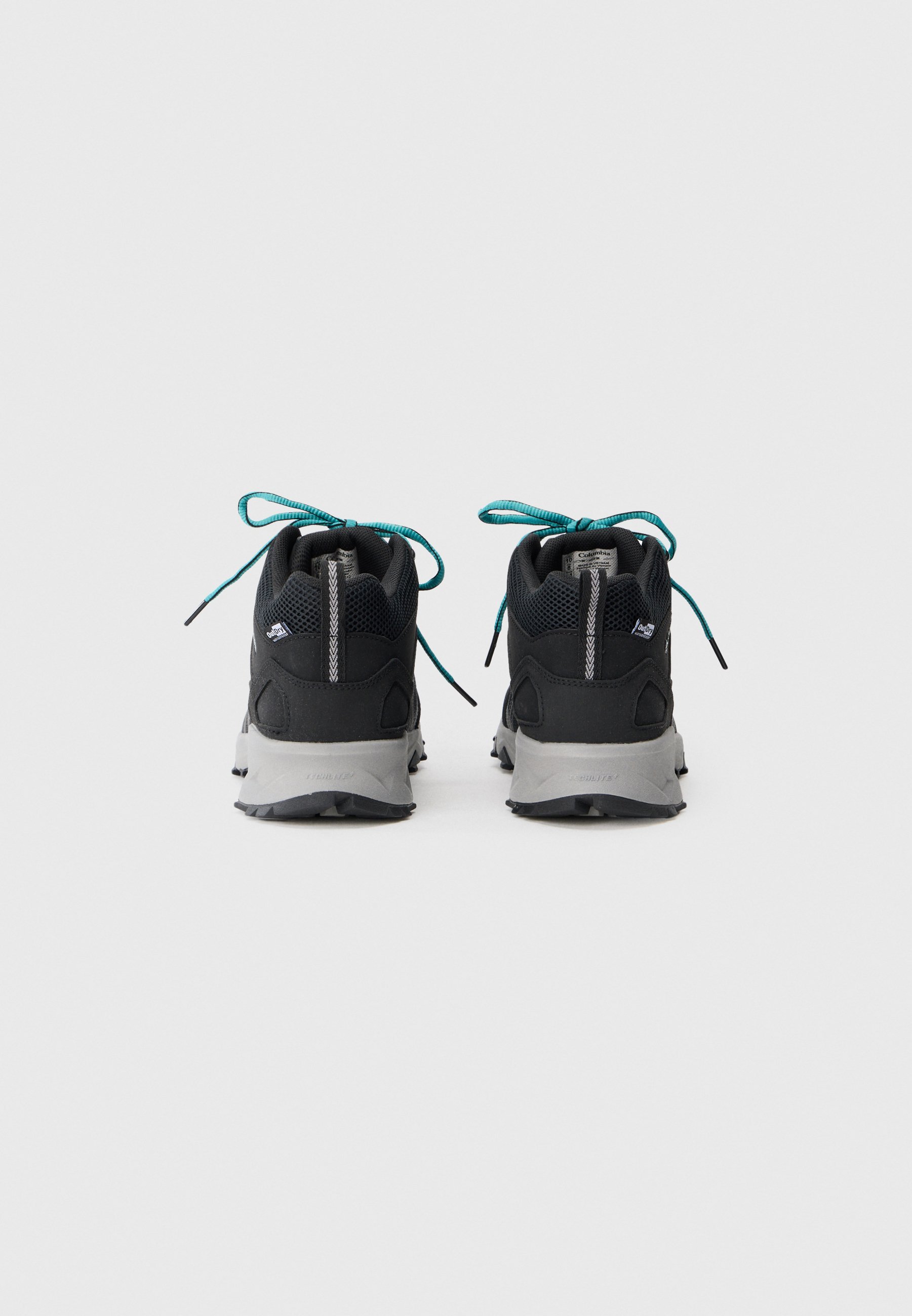 Columbia PEAKFREAK MID - Wandelschoenen - zwart/blauwgroen