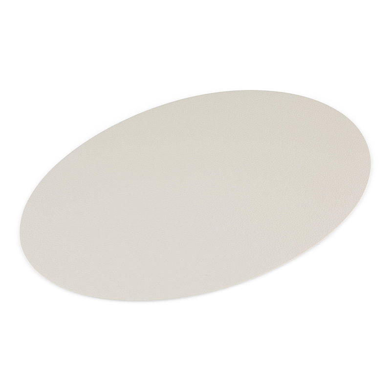 Platzset „Home“, oval, 33 x 43 cm, cremeweiß