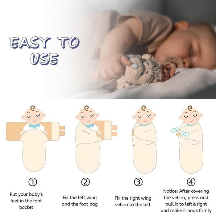 Baby-Puckdecke 0–6 Monate, 100 % Baumwolle, Grau – Für Neugeborene (Jungen/Mädchen) – Babypflege