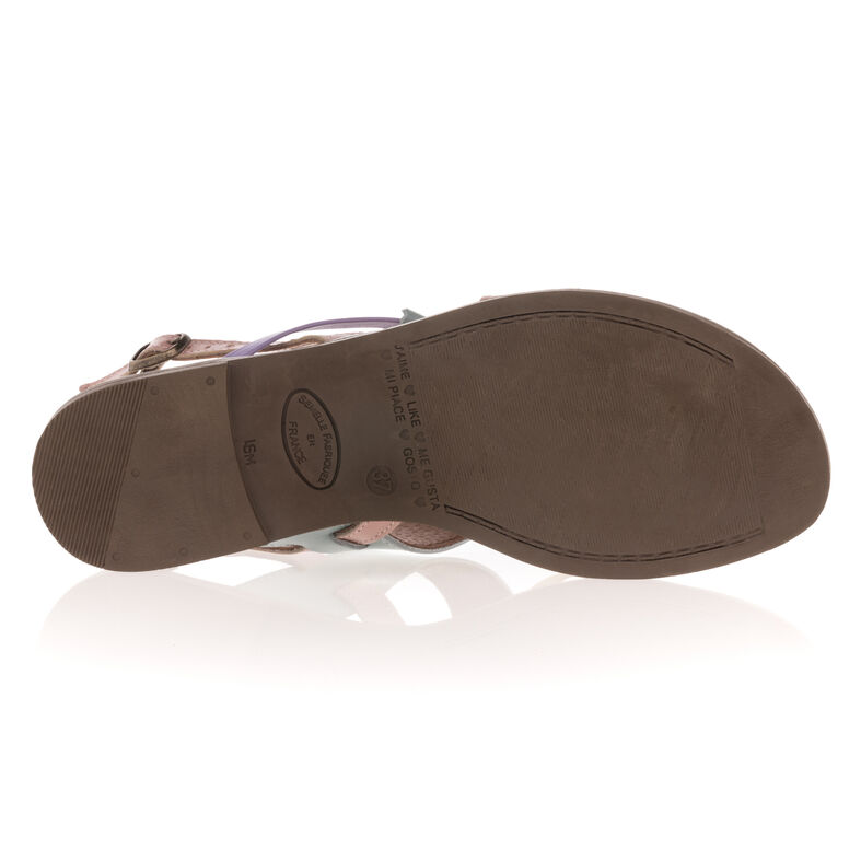 Flerfärgade flip-flops / sandaler för kvinnor