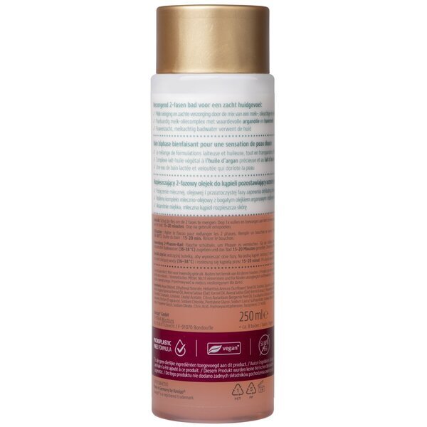 Kneipp olje in mleko arganovo in ovseno mleko dvofazno olje in mleko za kopel<br>250 ml