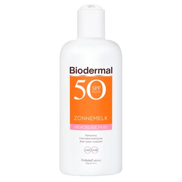Biodermal mlijeko za sunčanje za osjetljivu kožu SPF50 200ml
