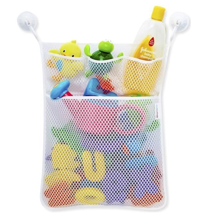 Caja de almacenamiento de juguetes - 33 x 45 cm - Ventosa - Fácil de limpiar