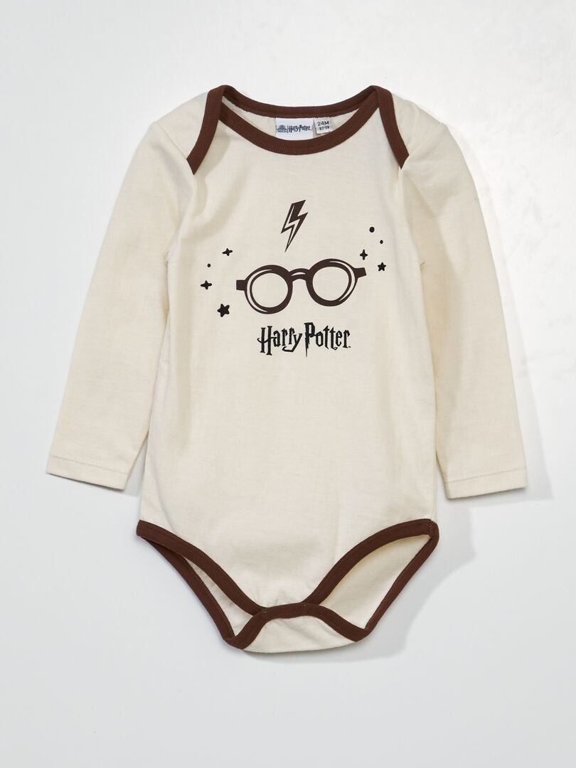Conjunto de 2 bodys de algodón puro de 'Harry Potter' - MARRÓN