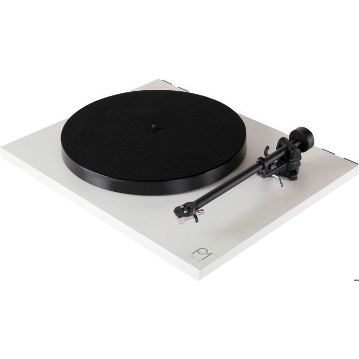Turntable - Rega - Planar 1 - Matte White - Carbon MM - 33 RPM