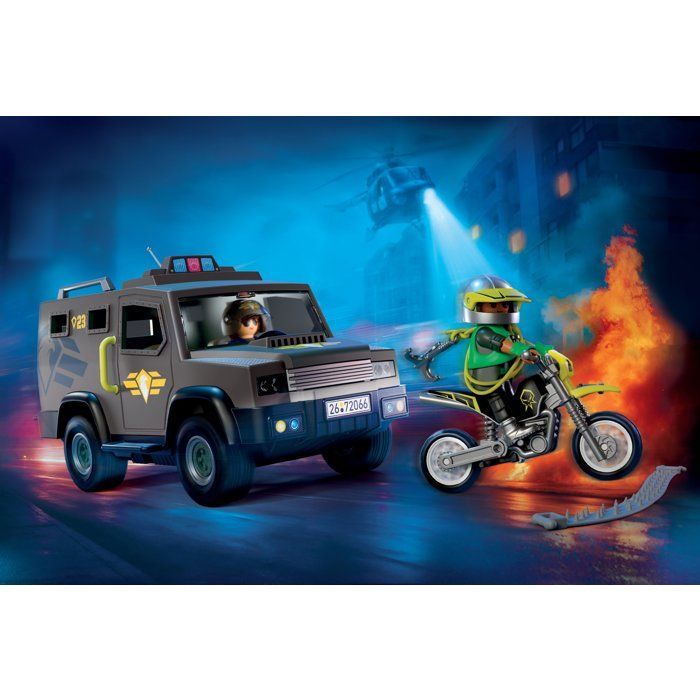 Playmobil 72066 Special Forces Intervention Van, City Action, Police, Promo Pack, 56 pieces, ages 4+